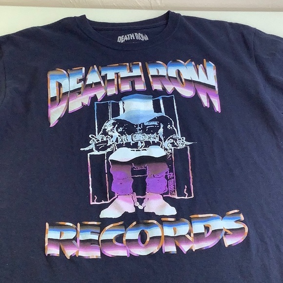 Death Row Records graphics short sleeves t shirt size me EUC - Picture 4 of 6